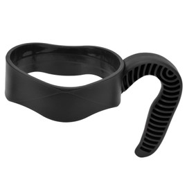 MUNEFE Mug Handle, Lightweight Cup Handle, Anti Slip Travel Mug Grip for 20Oz Or 30Oz Water Bottle Jugs and Most Other Non Tippers(Black)
