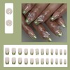24 Pcs Spring Press on Nails Short Ballerina Square -
