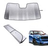 Foldable Windshield Sunshade with Suction Cup Compatible with Toyota Tacoma