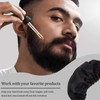 5PCS Beard Bib Beard Bandana Beard Covers, Adjustable Breathable Washable