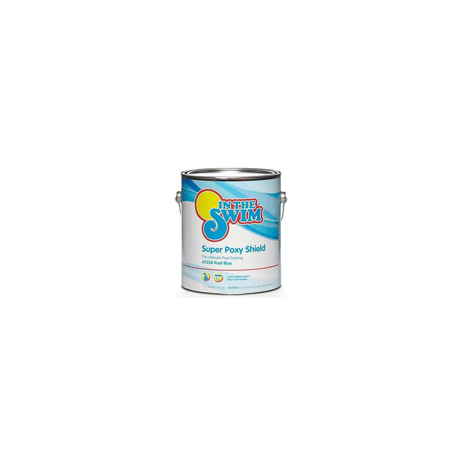 In The Swim 1 Gallon Pool Blue Super Poxy Shield - Epoxy-Base, High ...