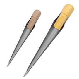 Marine Rope Splicing Fids, Stainless Steel Hollow Splicing Peak 180mm/280mm for Boat Rope Line Wire Deck Hardware Tool(Small+Large=2PCS)