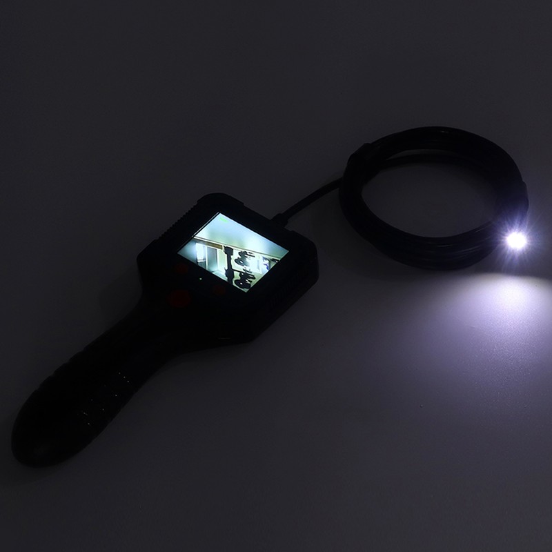 Handheld Endoscope 2.4in HD IPS LCD Screen Waterproof Lens Flexible