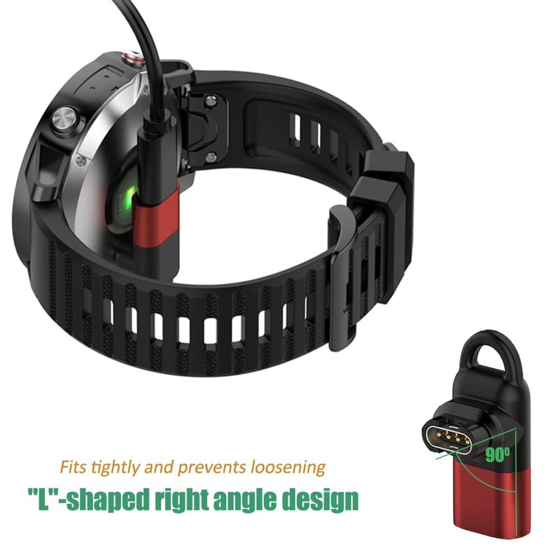 Ankky Garmin Watch Charger to 8-Pin Adapter 90 Degrees, Compatible