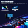 CHONCHOW Silent Click Mouse, Gaming Mouse Wired, 6 Button,4 DPI