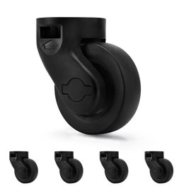 GJEASE Cat Rolling Carrier Wheels,Double-Compartment Pet Rolling Carrier Wheels,No Tools, Quick to Install, Quick to Remove.