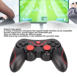 PUSOKEI Gaming Controller, Bluetooth Game Controller for Android, IOS, Mobile Phone, , Computer, VR, Dual Vibration Joystick Gamepad Phone Game Controller [video game]