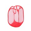 Foldable Pop Up Mesh Washing Laundry Basket Bag Bin Hamper