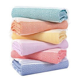 Genovega Oversized Turkish Beach Towels Set - Quick Dry & Lightweight