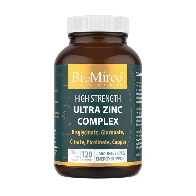 High Strength Ultra Zinc Complex, 120 Premium Capsules, Immune System,