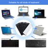 (2PCS Pack) English Keyboard Stickers, Universal Keyboard Replacement Letters English