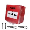 Alnicov Resettable Call Point with Alarm Sounder Lift Cover Protector,