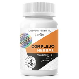 BIONICA | Suplemento Alimenticio | Taurina, Zinc, Bayas de Goji, L-Arginina, Vitaminas y Minerales | 30 Capsulas