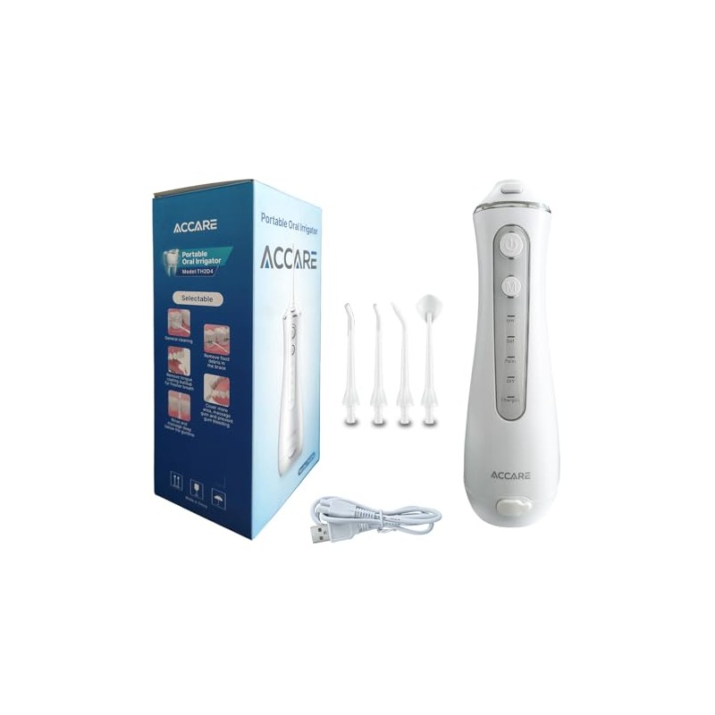 MEDIMETRICS Irrigador Portátil Bucal â€“ Accare TH2DA