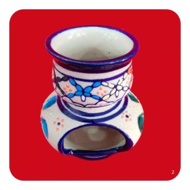 Talavera Poblana De Puebla Jesús Es El Señor Difusor De Aromas Artesanal De Cerámica Fina M2 Aromaterapia