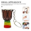 HOLIDYOYO Djembe Pendant Music Lover Drum Keyring Bag Key Chain
