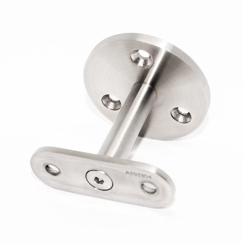 PRIOstahl Handrail Holder Handrail Support Wall Bracket Handrail Support -