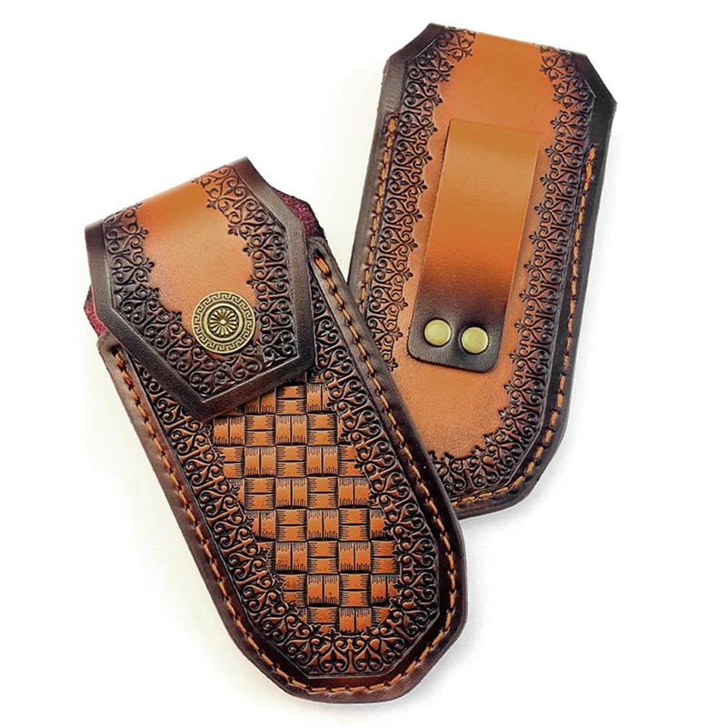 RHUISHU Premium Knife Sheaths 4.5" Pocket Folding Knife Sheath for