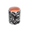 Glo Zone Slow Color-Changing Ceramic Scented Candle, 12 oz -