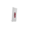 White Surface-Mounted Fire Extinguisher Cabinet with Pull-Panel for 10 lb.