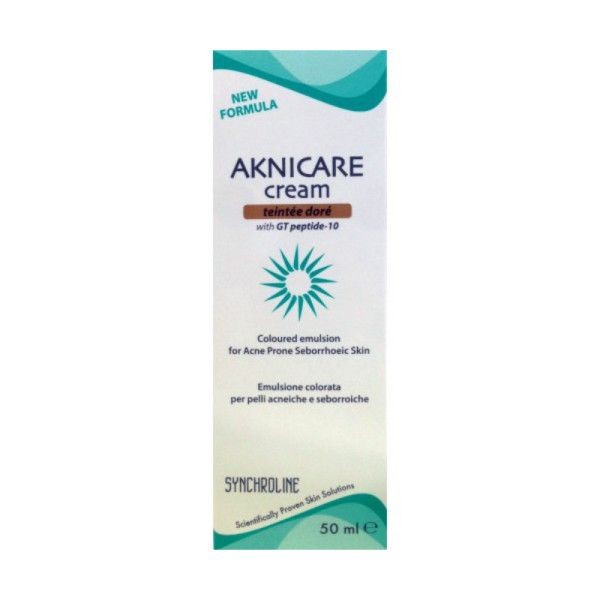 Synchroline Aknicare Cream Teinte Dore 50 ml