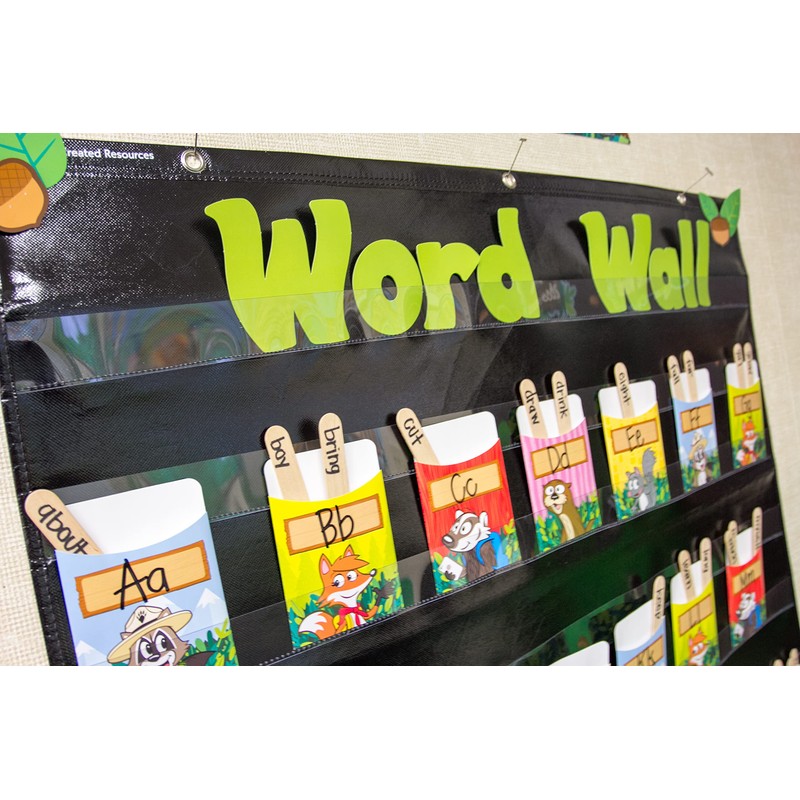 Teacher Created Resources Black 10 Pocket Chart (20744)