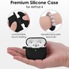 Filoto Compatible with AirPods 4 Case - Soft Silicone Cover