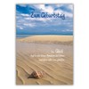 BSB 510526-2 Greeting Card, Birthday Card, Beach, A4 Size "Sand