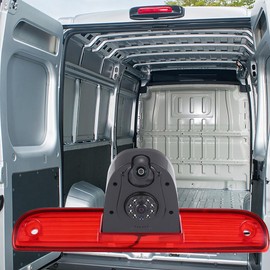 Car Third Brake Light Double Lenses Dual Double Rear View Camera Replacement for Fiat Ducato III 3 Carado E-Ducato Maxi Citroen Jumper II Peugeot Boxer III 3 Opel Movano Movano-e Box