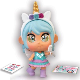 Trotties Mini Mia from Rio, Multicoloured, Travel Dolls from the Animated Cartoon Series, With Accessories, Gift for Girls and Boys Age 3 and Above