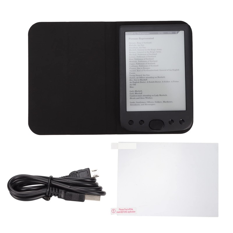 E Reader, 6in Waterproof HD Ink Screen E Reader Books,