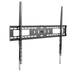 ELG Fixed/Low Profile TV Wall Mount for TVs 55" to 100", Holds up to 165.35 lbs, Max VESA 900X600mm, Fits 12", 16”, 18”, 24” Wood Studs, Automatic Locking/Quick Release System, N01V8, Steel, Black