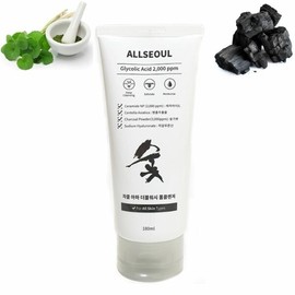 Charcoal Ahashka Pore Exfoliation Foam Cleansing Facial Oil (WAE68CA) / 숯 아하 시카 모공 각질 제거 폼 클렌징 얼굴 개기름 (WAE68CA)