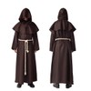 BLESSUME Men's Medieval Priest / Monk Fancy Dress Costume -