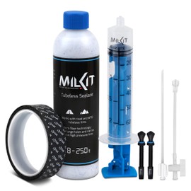 milKit Tubeless conversion kit with 45 mm valves - 21 mm tape