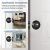 Faankiton Door Knob with Lock, Door Knob Lock, Stainless Steel