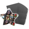 GYWHOOFT 42 Pack 756 Pockets Double-Sided Trading Card Pages Sleeves,9