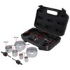 Wiltec Hole Saw Set 9-Piece Can Drill, 6 Drill Bits