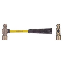 16 oz. Nonsparking Ball Peen Hammer,14" Fiberglass Handle