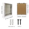 FramePro Shadow Box Seashell Collection White 11x14 Top Loading Display
