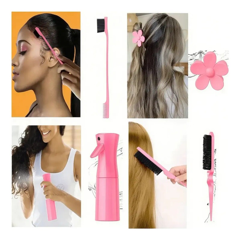 Kit 30pz Peine De Masaje Pinzas De Cabello De Peines