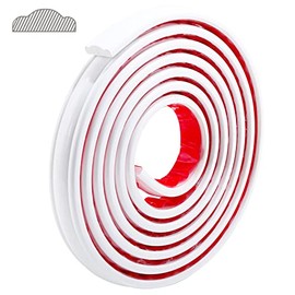 Wall Molding Trim Chair Rail Panel Moulding | Peel and Stick Self-Adhesive Design | DIY Home Decor on The Cabinet Door Mirror Frame, 9.8ft