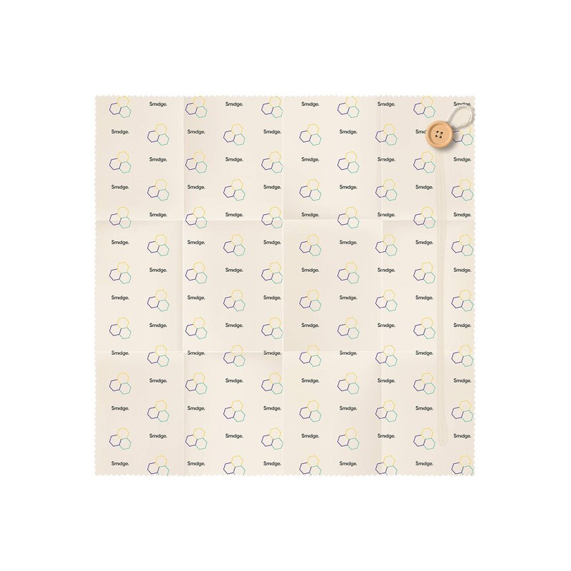 Smidge Beeswax Sandwich Wrap 35 x 35cm, Compostable Alternative to