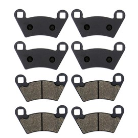 HICKS Front Rear Brake Pad Set 2205949 1911228 Fit for 2014-2023 Polaris RZR 1000 XP (not for turbo,not for Premium Edition), 2010-2017 Polaris Ranger 800 6X6, Set of 8