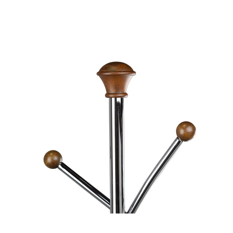 Proman Products Freestanding Modern Metal Coat Rack Tree Stand Organizer