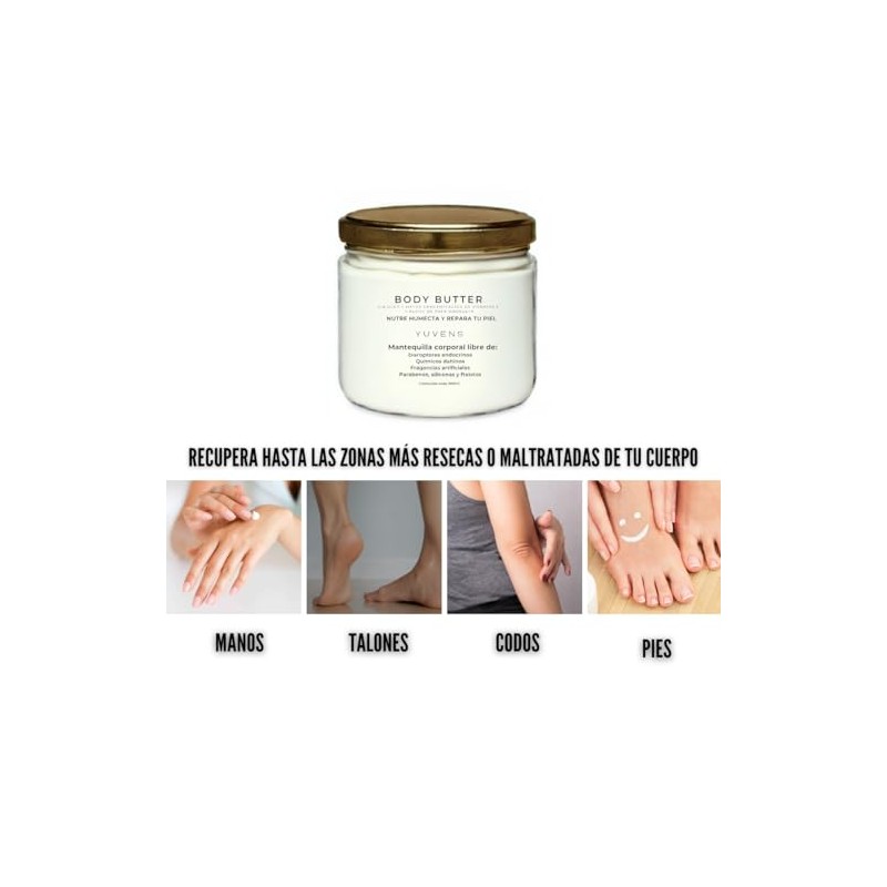 Mantequilla Corporal Ultra Humectante Sin Aroma – Body Butter Natural
