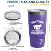 Tuba Purple Edition Viking Tumbler 20oz - Tuba power low-frequency