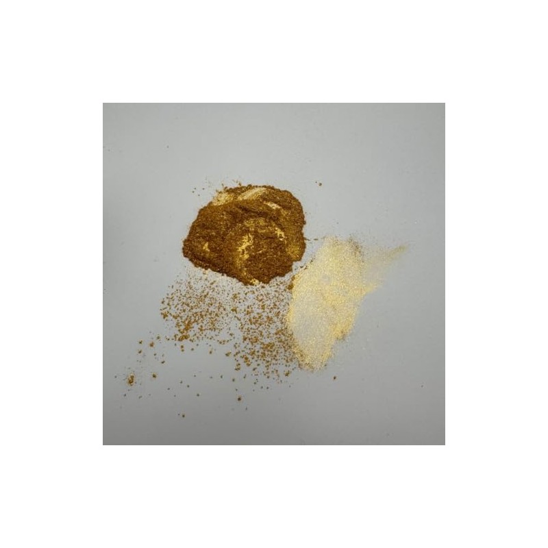 sim gold leaf Colorante dorado polvo para alimentos comestibles -