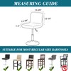 HFCNMY Bar Stool Covers with Backs,2 Pack Stretch Bar Stool