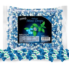 COLOMBINA Delicate Mint Drops, Mini Breath Freshening Mints (2.2 Pound Bag) Sale